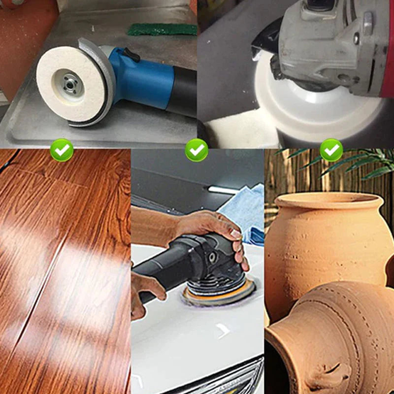 Wool Felt Polishing Wheel Disc (5 PCS)