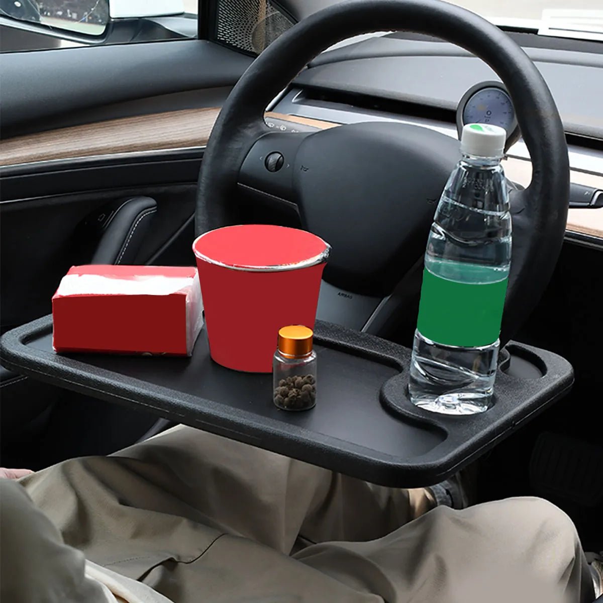 Multifunctional Steering Wheel Dining Table