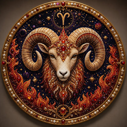 ♈12 Zodiac Signs Pearl Art Kit 🌙Buy 2+ Get Free Shipping