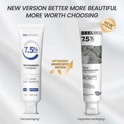 🔥Ceelike Fluoride-Free Hydroxyapatite Enamel Repairing Breath Freshening Whitening Toothpaste