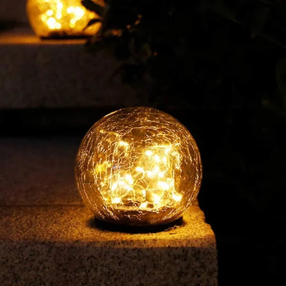 BUY 2 FREE SHIPPING🔥 - Cracked Hockey Puck Solar Light✨