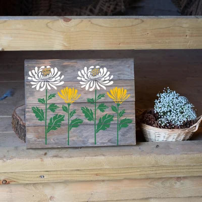 🔥DIY Decoration🌻-Garden Fence Large Flower Stencils