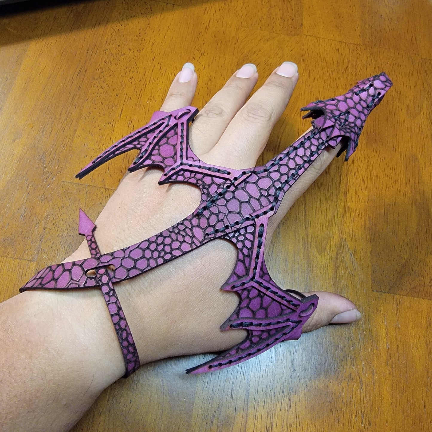 🐉Leather Hand Dragon Bracelet