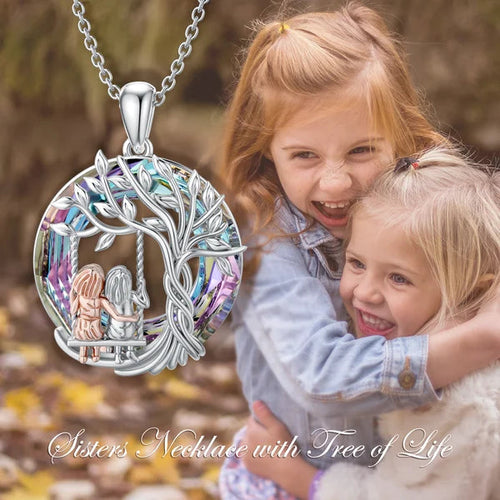 🍀HOT SALE 49% OFF--🎁🌳Tree of Life Sisters Necklace👯