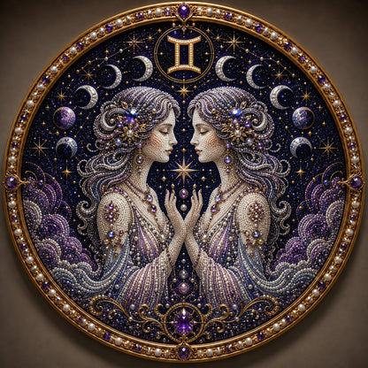 ♈12 Zodiac Signs Pearl Art Kit 🌙Buy 2+ Get Free Shipping