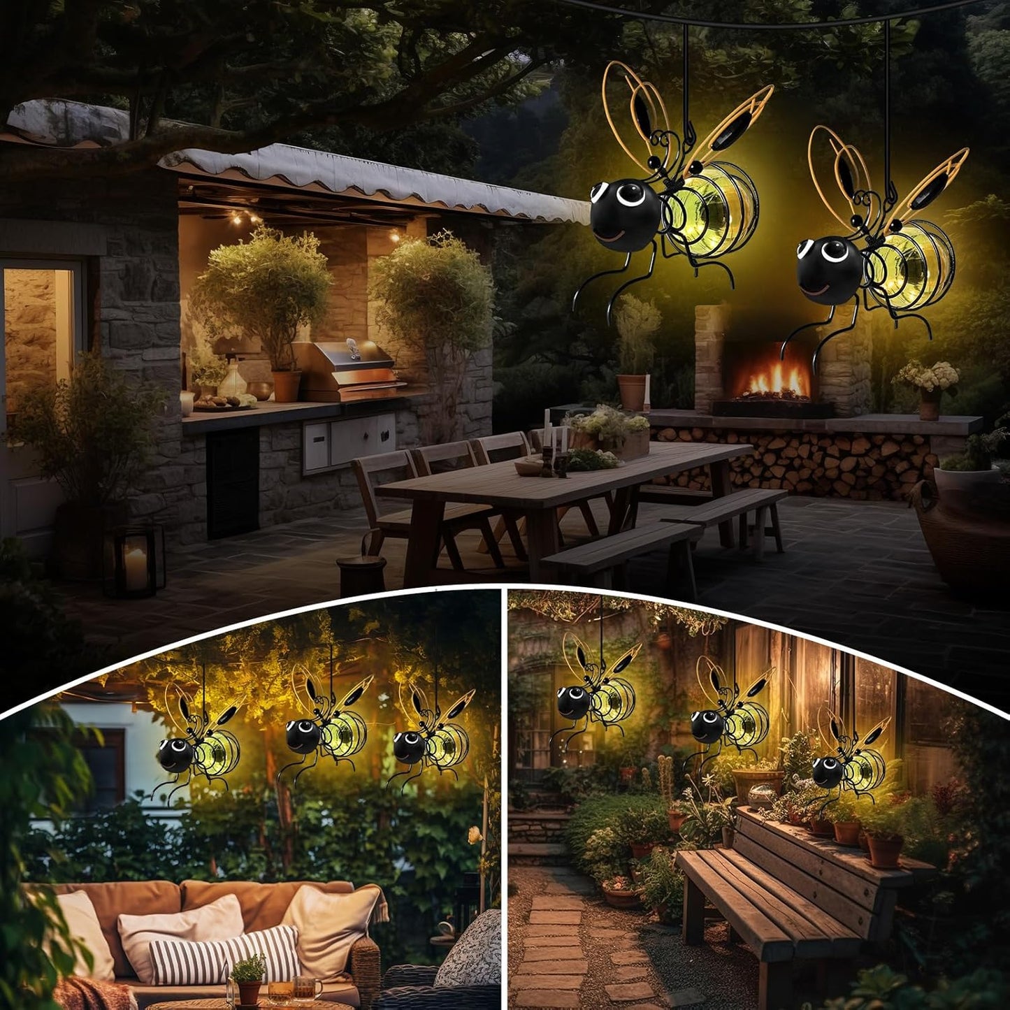 🎁 LAST DAY: 50% OFF! 🔥Outdoor Hanging Solar Bee Light