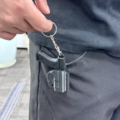🎯 3D Printed Pistol & Holster Keychain