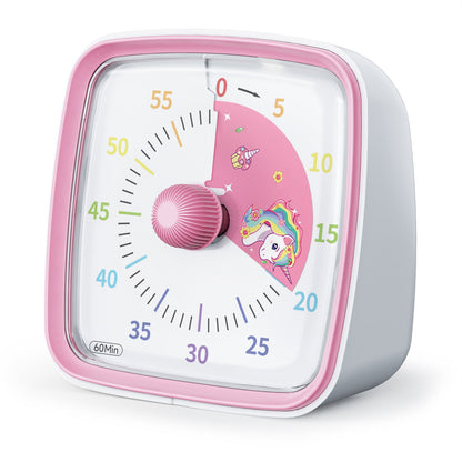 ⏰Limited 50% Discount！Cute Cartoon Visual Timer For Kids Time Management