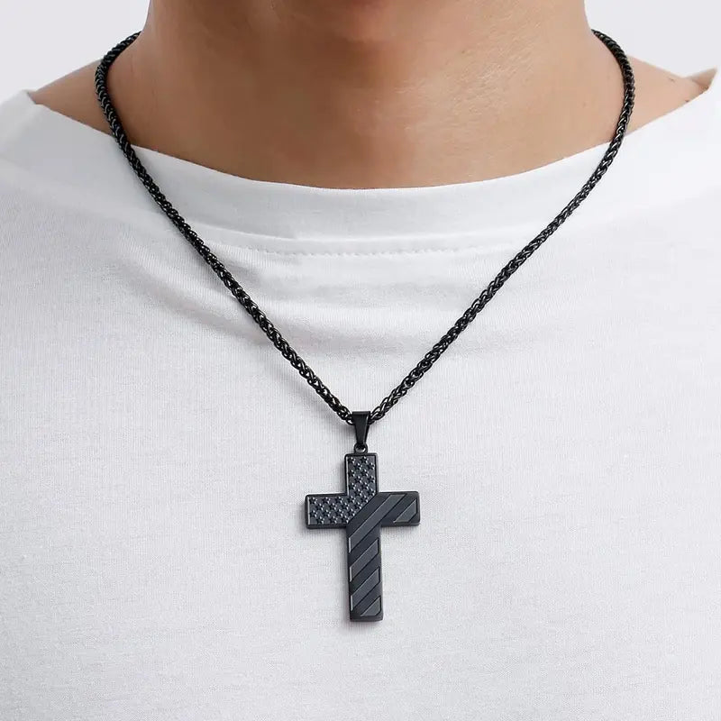 ✝️ Stainless Steel Cross Necklace