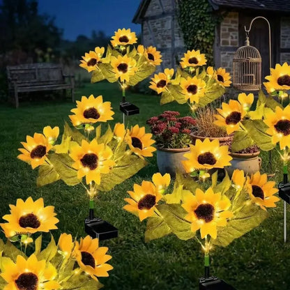 🔥Hot Sale 50% off🌟🌻 Solar Powered LED Sunflower Garden Lights Set