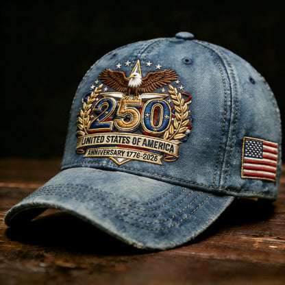 250th Anniversary of the United States Embroidered Cap