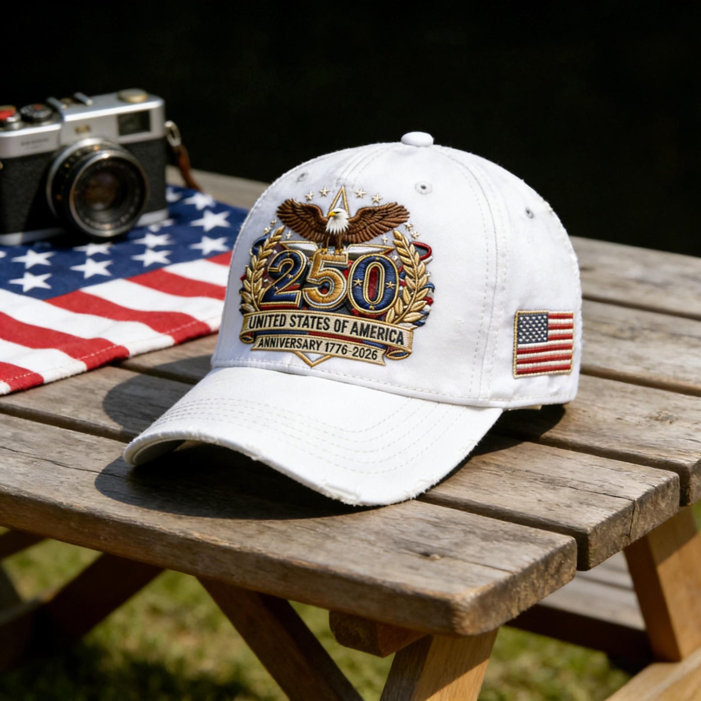 250th Anniversary of the United States Embroidered Cap