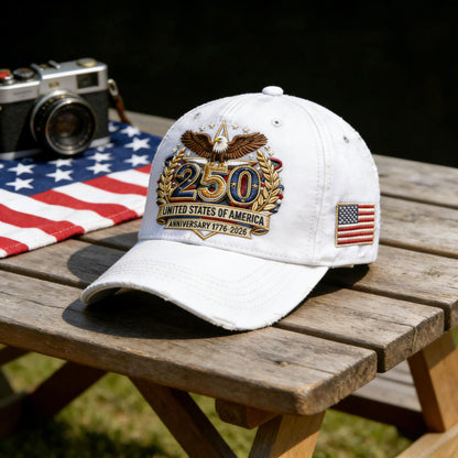250th Anniversary of the United States Embroidered Cap