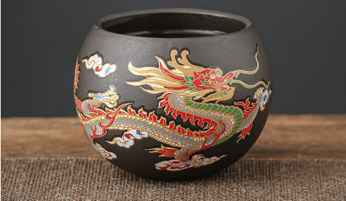 ☀️Summer Hot Sale🔥 Dragon And Phoenix Purple Clay Teapot