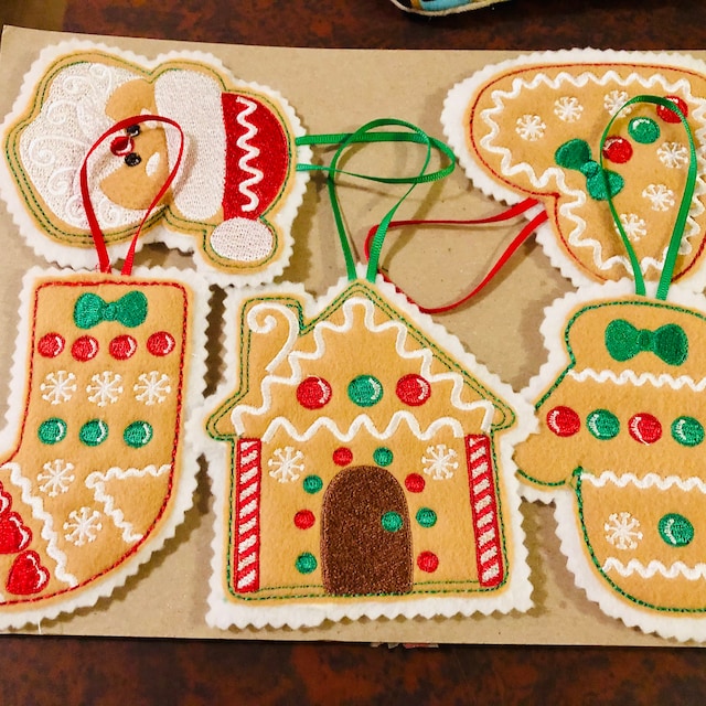 🎄Christmas Cookie🍪 Felt Pendant