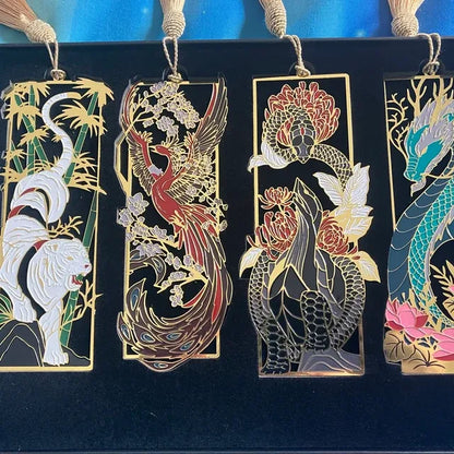 (🔥Hot Sale-49% OFF) Four Guardians Metal Bookmark Box Set