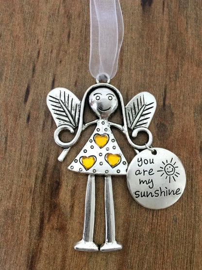 Crazy Beautiful Friends Forever - Angel Ornament