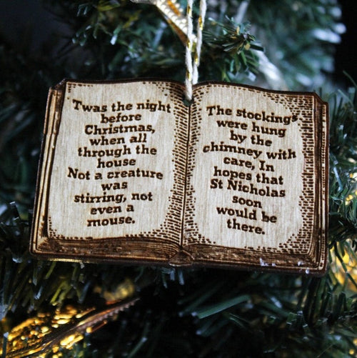 🔥Hot Christmas Sale🔥 Wooden Christmas Decorations Classical Poetry Decoration