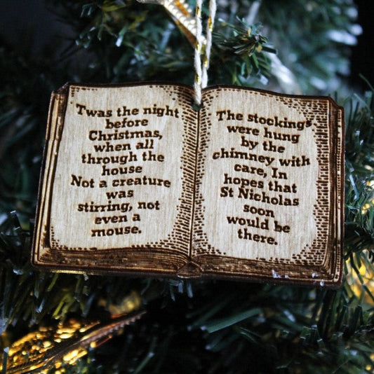 🔥Hot Christmas Sale🔥 Wooden Christmas Decorations Classical Poetry Decoration