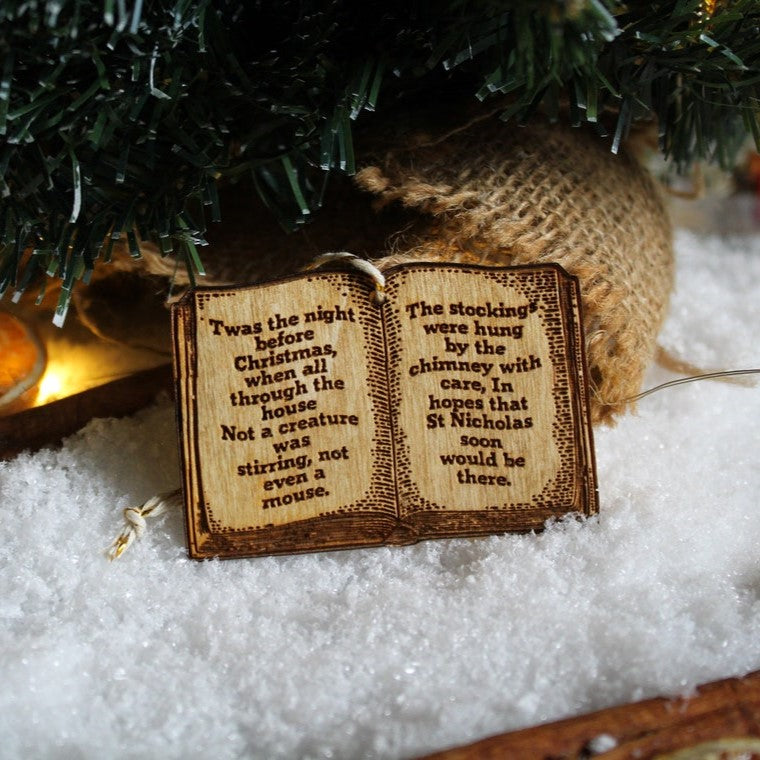 🔥Hot Christmas Sale🔥 Wooden Christmas Decorations Classical Poetry Decoration