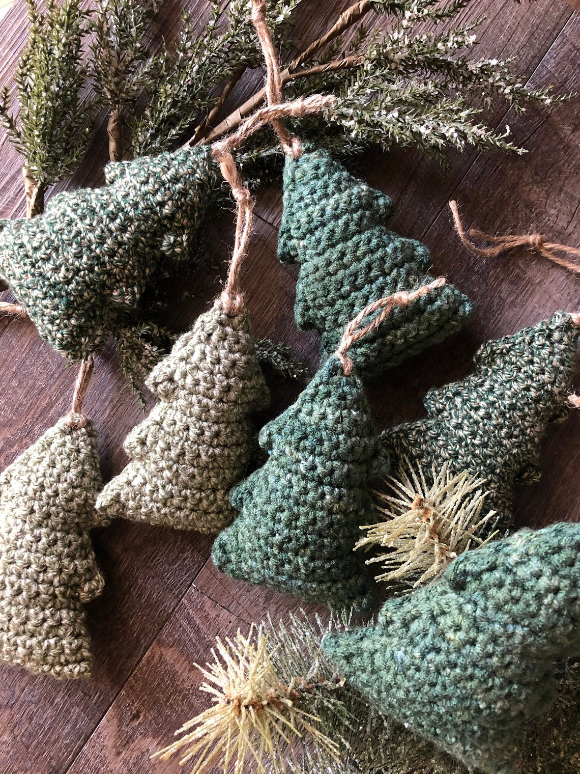 Woolen Christmas Tree Hanging Decoration