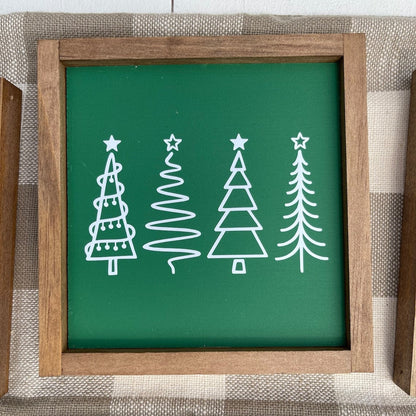 Christmas Wooden Sign Ornament🎄