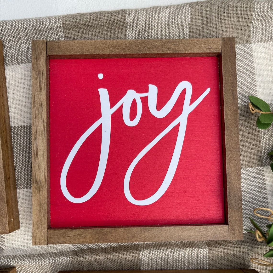 Christmas Wooden Sign Ornament🎄