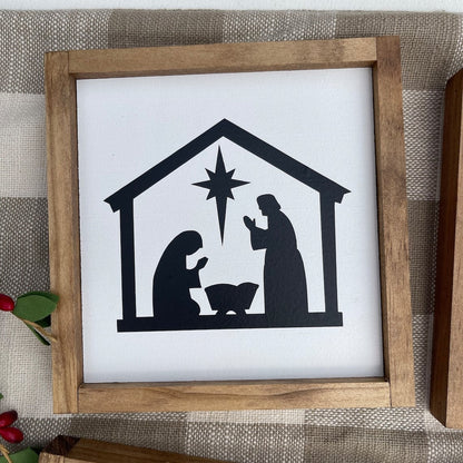 Christmas Wooden Sign Ornament🎄