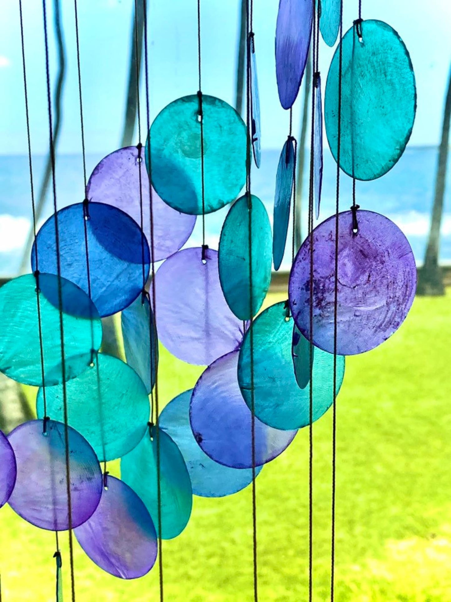 🔥🔥Last Day 49% OFF - 🌈New Capiz Shell Spiral Wind Chime