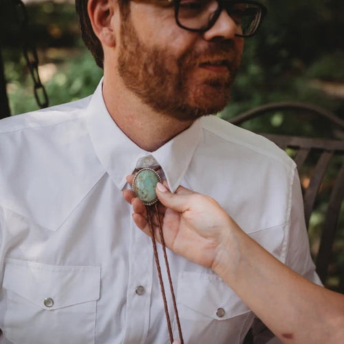 (🔥🔥Father's Day Hot Sale-49% OFF) - 🎁Handmade Bolo Tie-💥💥BUY 2 FREE SHIPPING