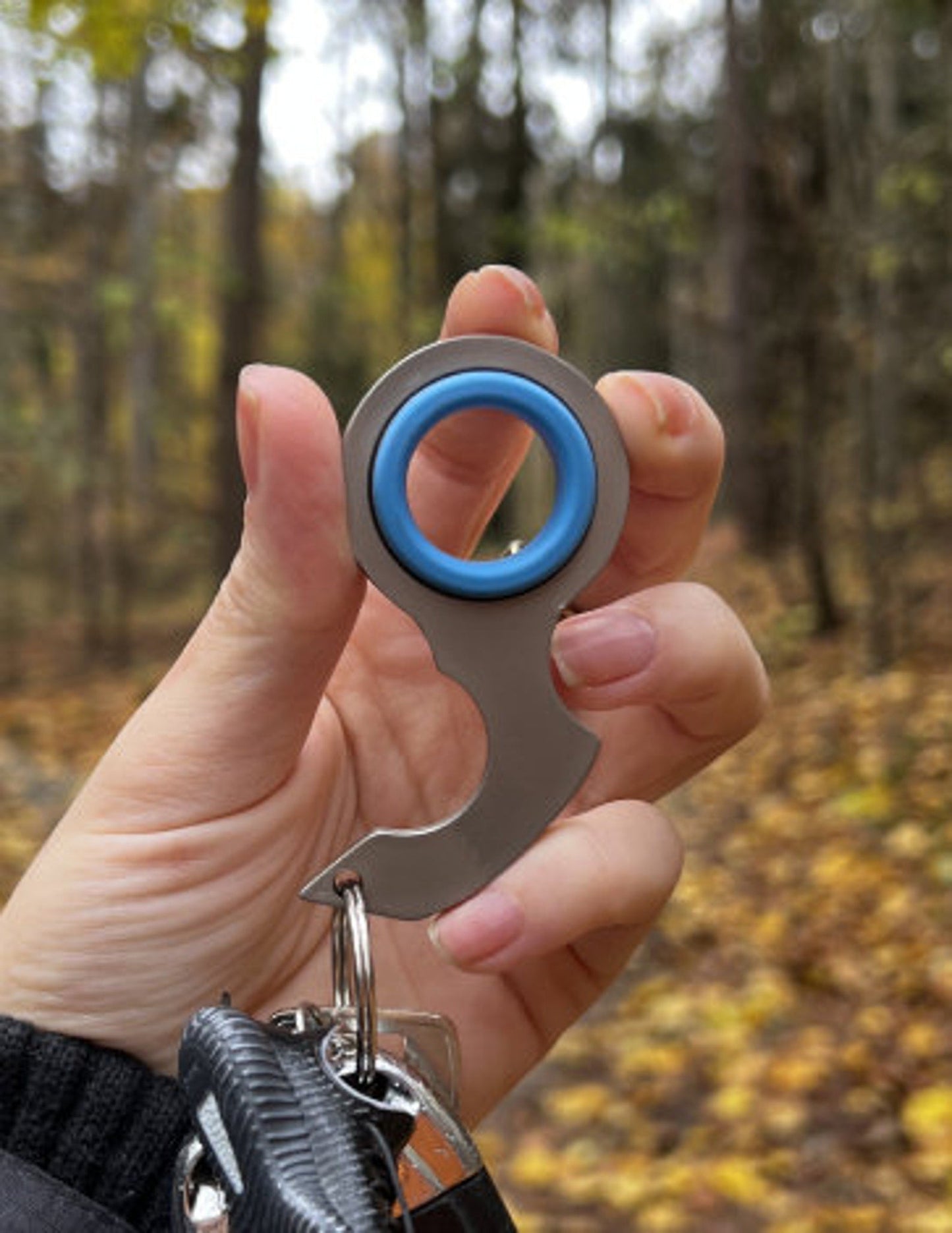 🤣Funny Metal Keychain Fidget Spinner