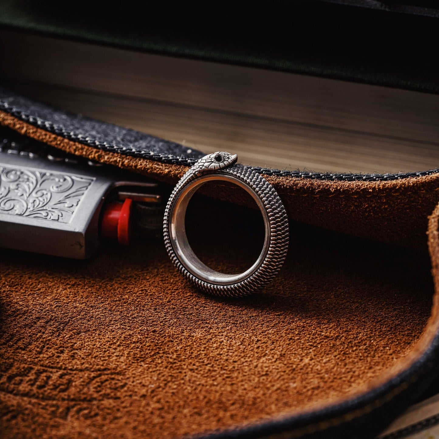 🐍Ouroboros Spin Fidget Ring