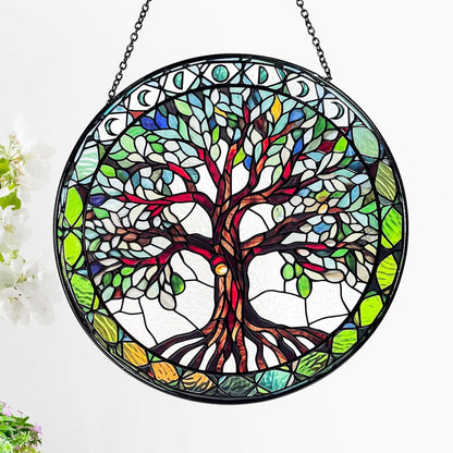 🔥🔥Summer Hot Sale - Tree of Life Stained Glass Suncatcher