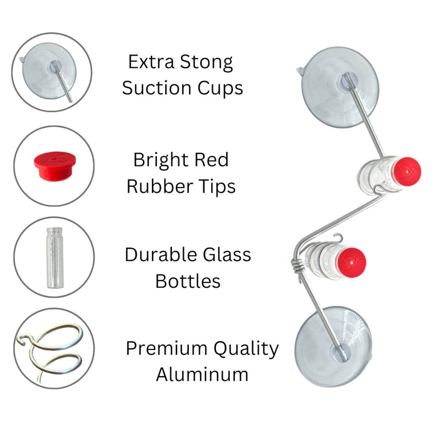 🐦The Geo Feeder | Geometric Window Hummingbird Feeder