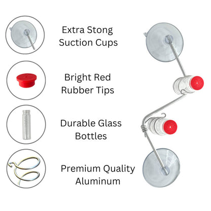 🐦The Geo Feeder | Geometric Window Hummingbird Feeder