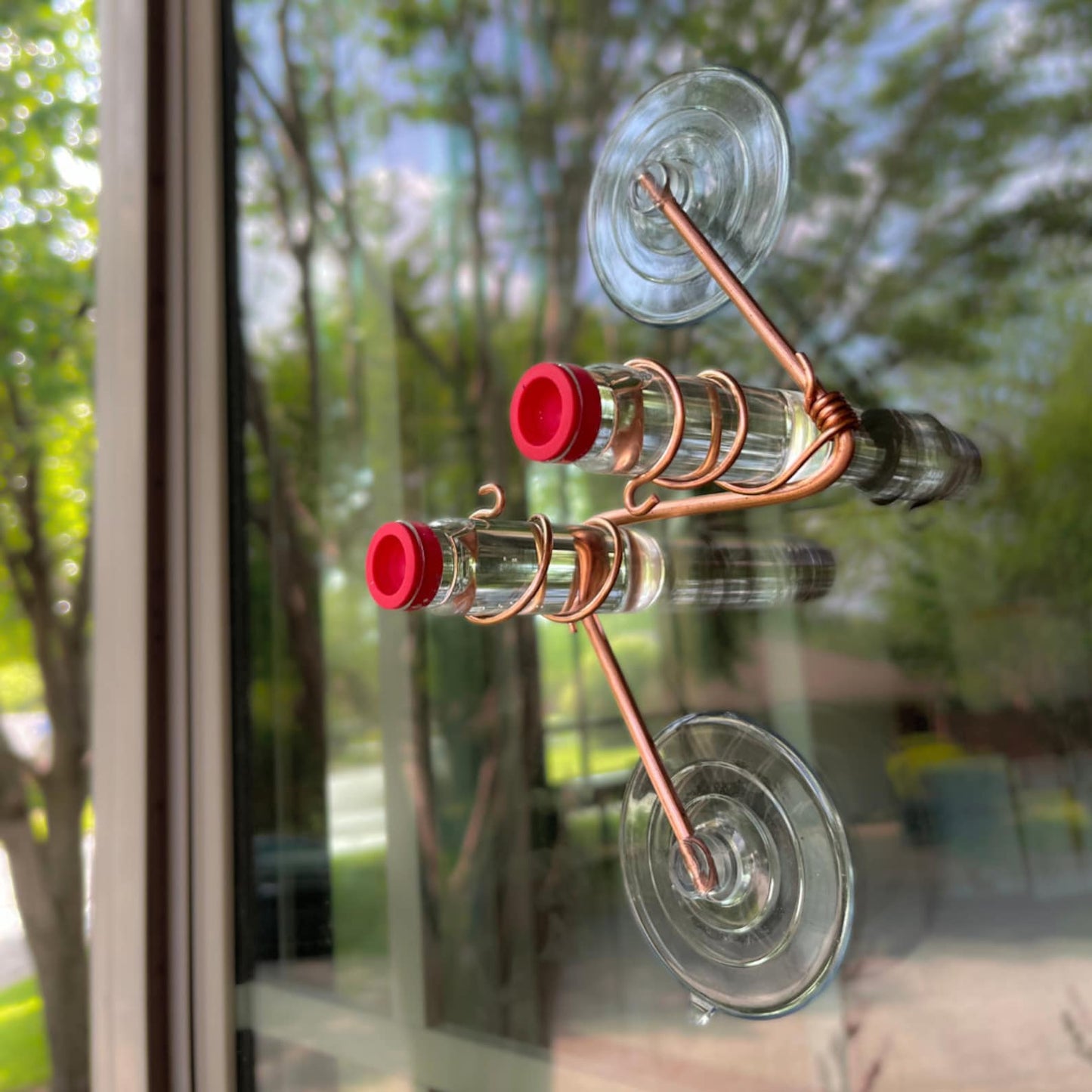 🐦The Geo Feeder | Geometric Window Hummingbird Feeder