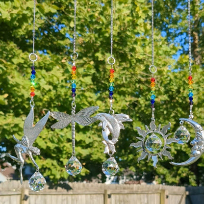 🌟Crystal Wind Chime Suncatcher