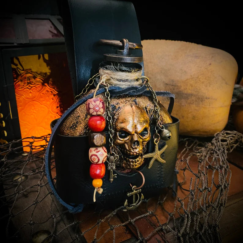 Pirate Rum Skull Hip Flask