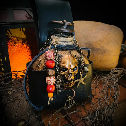 Pirate Rum Skull Hip Flask