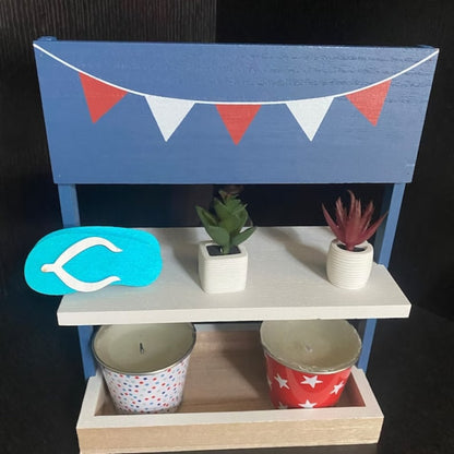 👣Flip Flops Mini Wooden Table Deco
