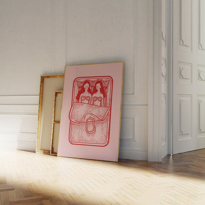 Mermaid Print Art Wall Decoration