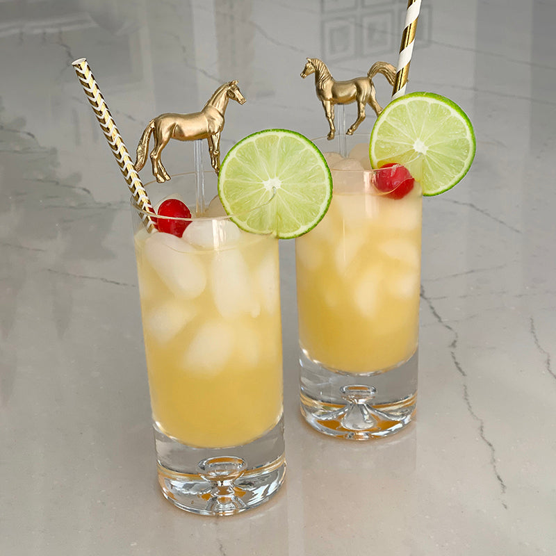 Kentucky Derby Horse Drink Stirrers - Set Of 6