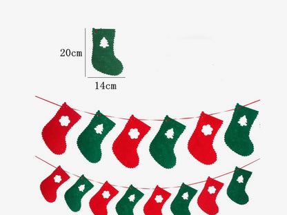 🎄Hot Sale 30% Off🎄 High-Quality Felt Christmas Wall Decoration Flags