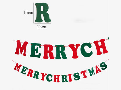🎄Hot Sale 30% Off🎄 High-Quality Felt Christmas Wall Decoration Flags