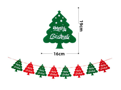 🎄Hot Sale 30% Off🎄 High-Quality Felt Christmas Wall Decoration Flags