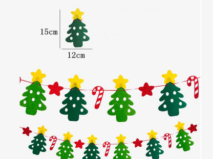 🎄Hot Sale 30% Off🎄 High-Quality Felt Christmas Wall Decoration Flags