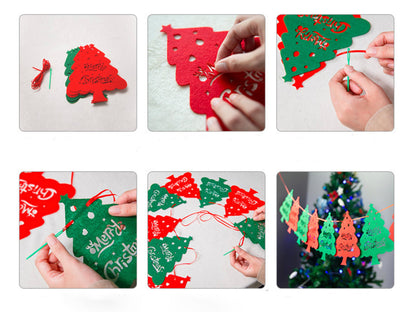 🎄Hot Sale 30% Off🎄 High-Quality Felt Christmas Wall Decoration Flags