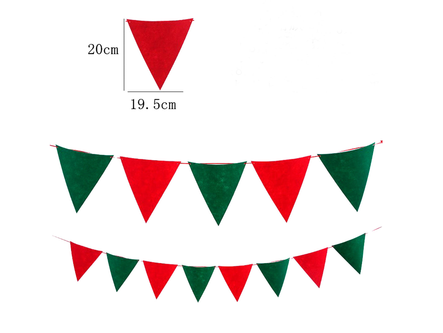 🎄Hot Sale 30% Off🎄 High-Quality Felt Christmas Wall Decoration Flags