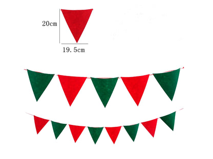 🎄Hot Sale 30% Off🎄 High-Quality Felt Christmas Wall Decoration Flags