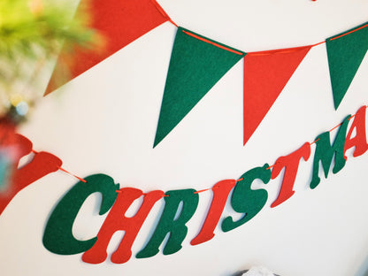 🎄Hot Sale 30% Off🎄 High-Quality Felt Christmas Wall Decoration Flags